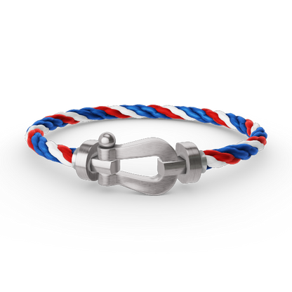 [Glitter Jewelry]FORCE LARGE HORSESHOE NO DIAMOND BRACELET SILVER