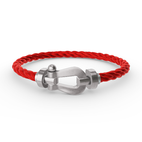 [Glitter Jewelry]FORCE LARGE HORSESHOE NO DIAMOND BRACELET SILVER