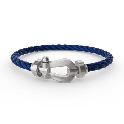[Glitter Jewelry]FORCE LARGE HORSESHOE NO DIAMOND BRACELET SILVER
