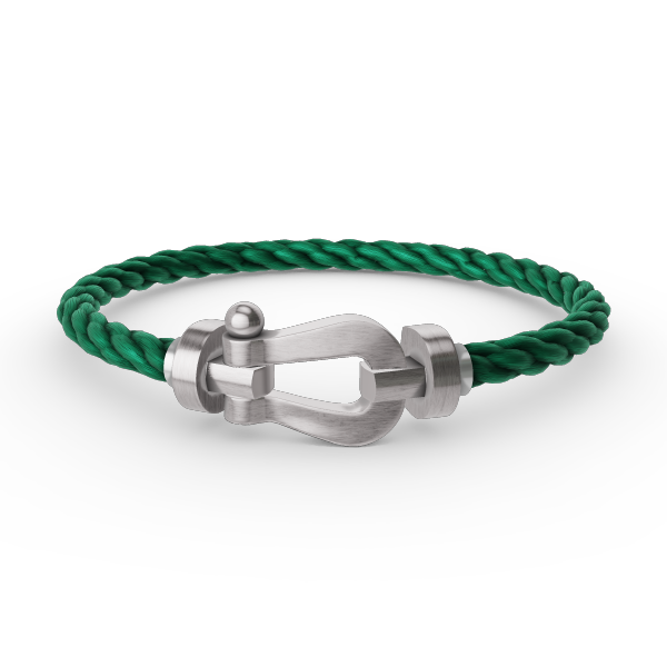 [Glitter Jewelry]FORCE LARGE HORSESHOE NO DIAMOND BRACELET SILVER