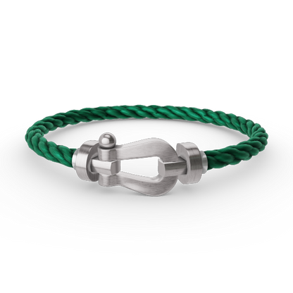 [Glitter Jewelry]FORCE LARGE HORSESHOE NO DIAMOND BRACELET SILVER