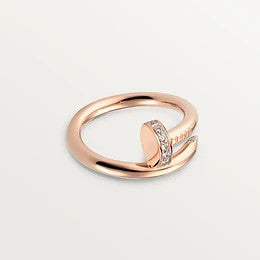 [Glitter Jewelry]JUSTE RING 2.65MM PINK GOLD DIAMOND